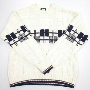 Woolrich Men’s Natural Cotton Knit Sweater Size L